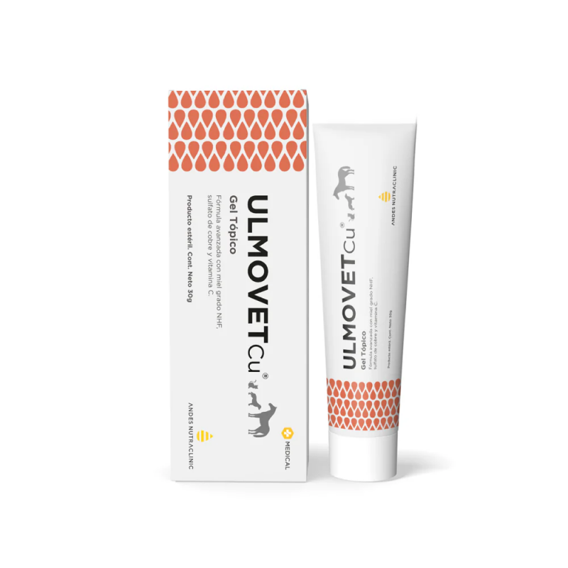 Ulmovet Cu Gel Tópico 30g