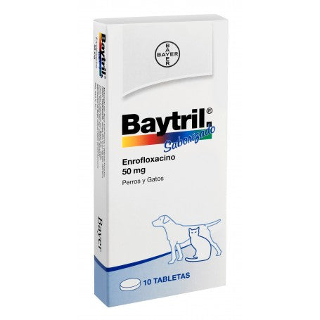 Baytril Saborizante 10x50mg