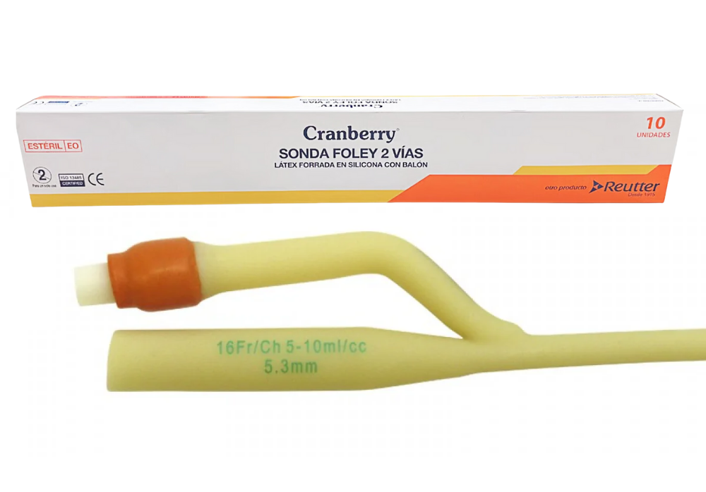 Sonda Foley 16 FR 2 vias con balón