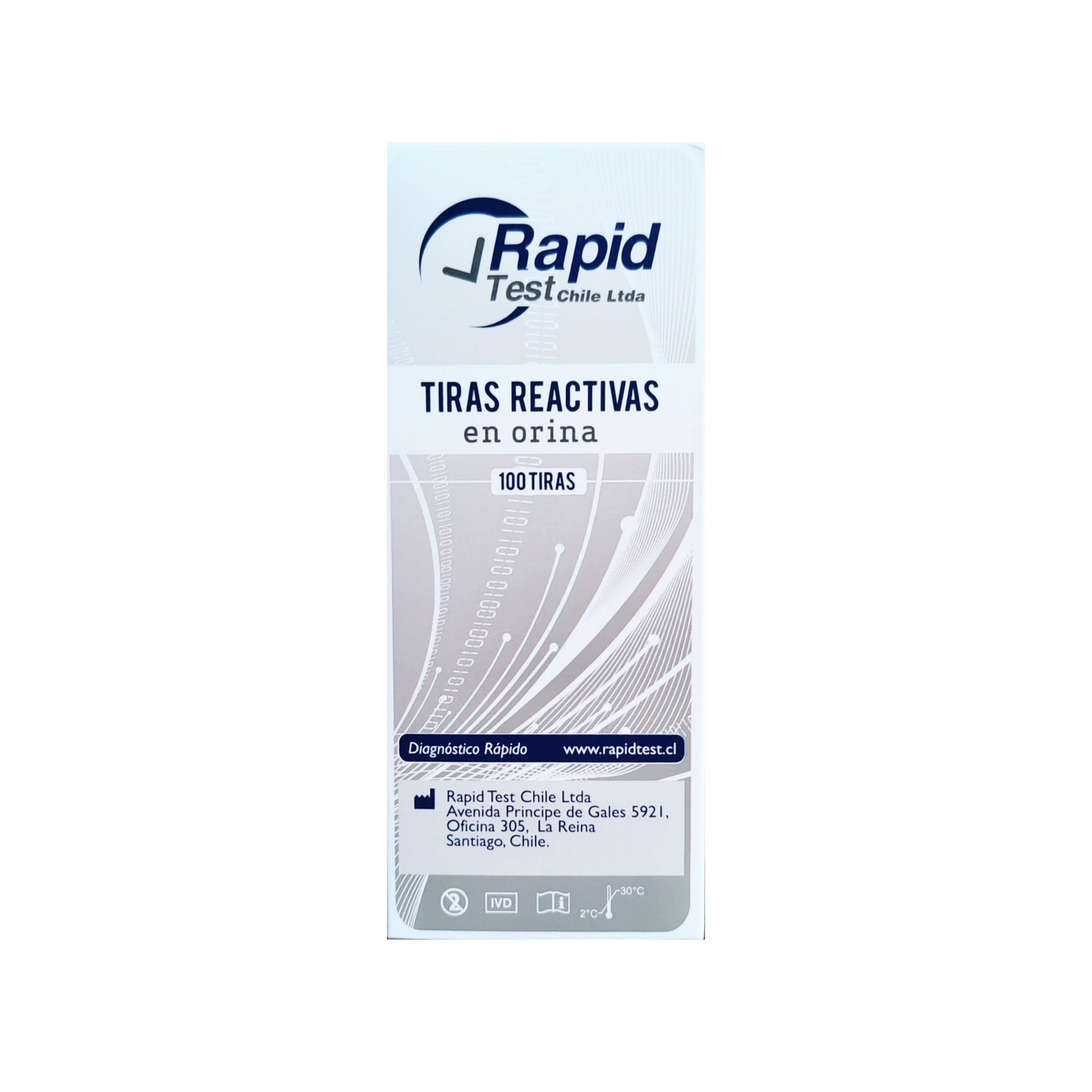 Rapid TesT Cintas de Orina x100