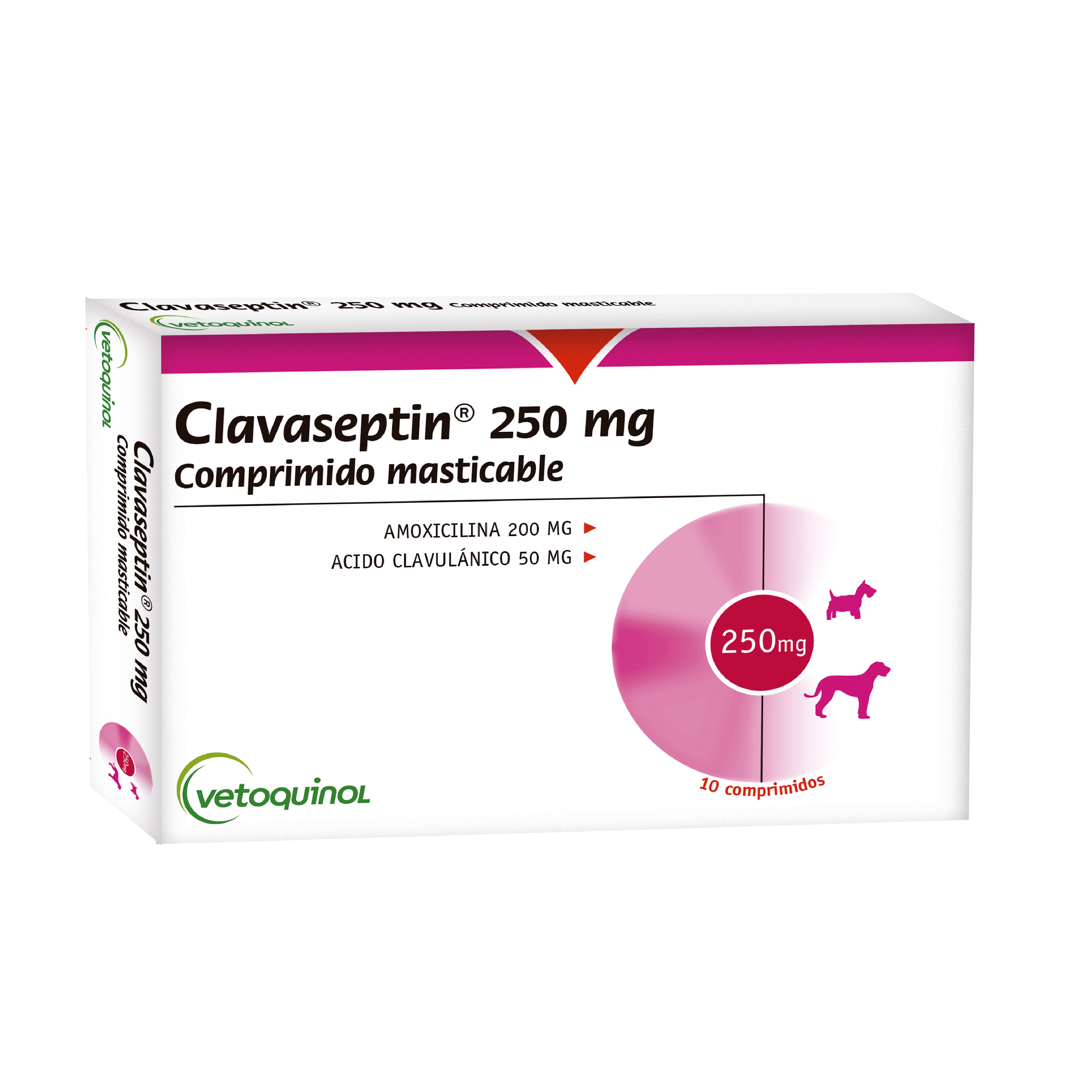 Clavaseptin 250 mg. X 10 comp.