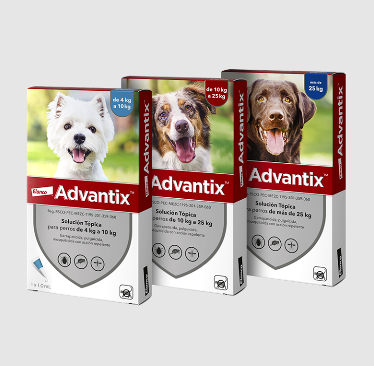 Advantix de 10 a 25 kg.