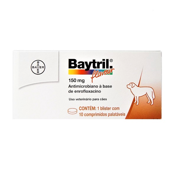 Baytril Saborizante 10x150mg