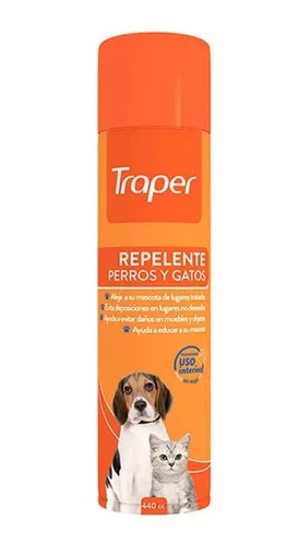 Repelente Perros y Gatos Spray 440cc Traper
