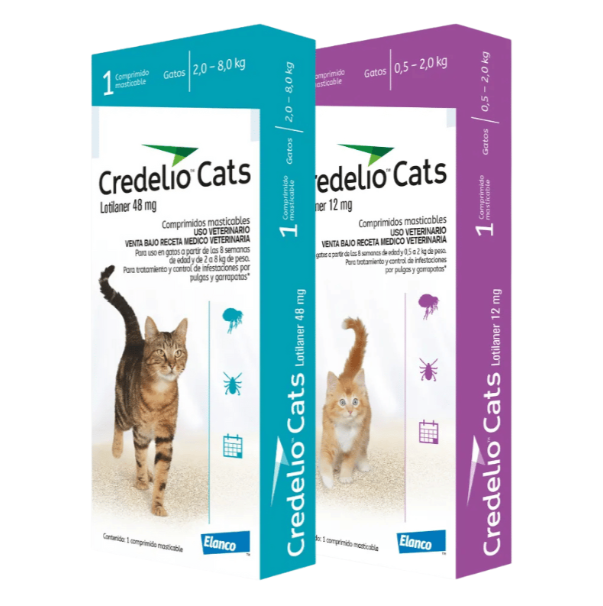 Credelio Cats x1 comp 12mg 0,5 a 2 kg