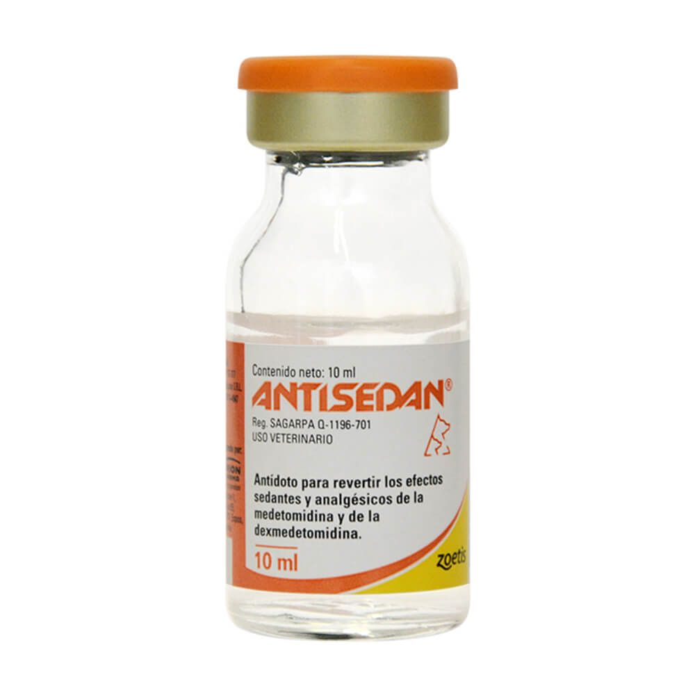 Antisedan 5mg inyectable 10 ml.