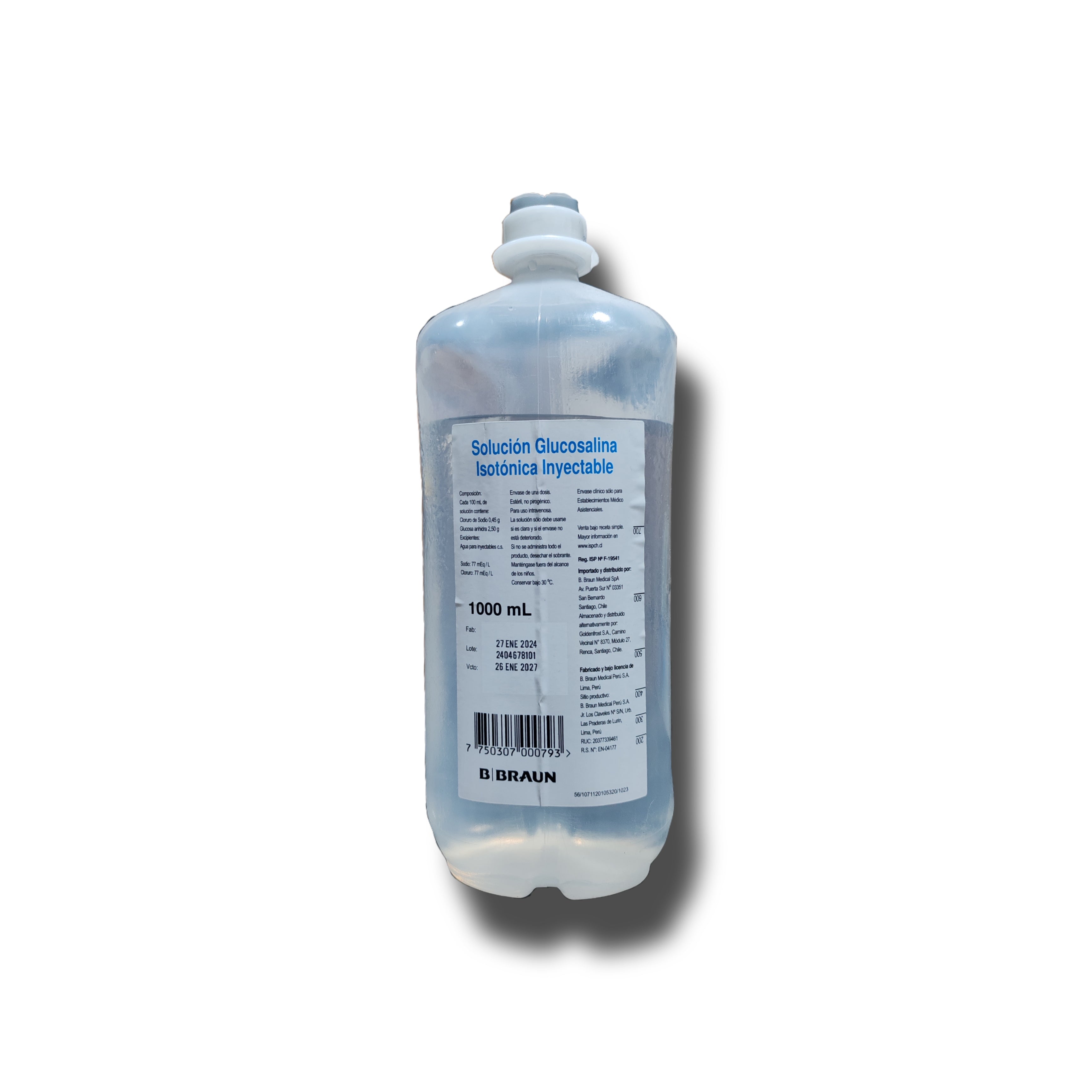 Glucosalino Isotonico 1000 ml.