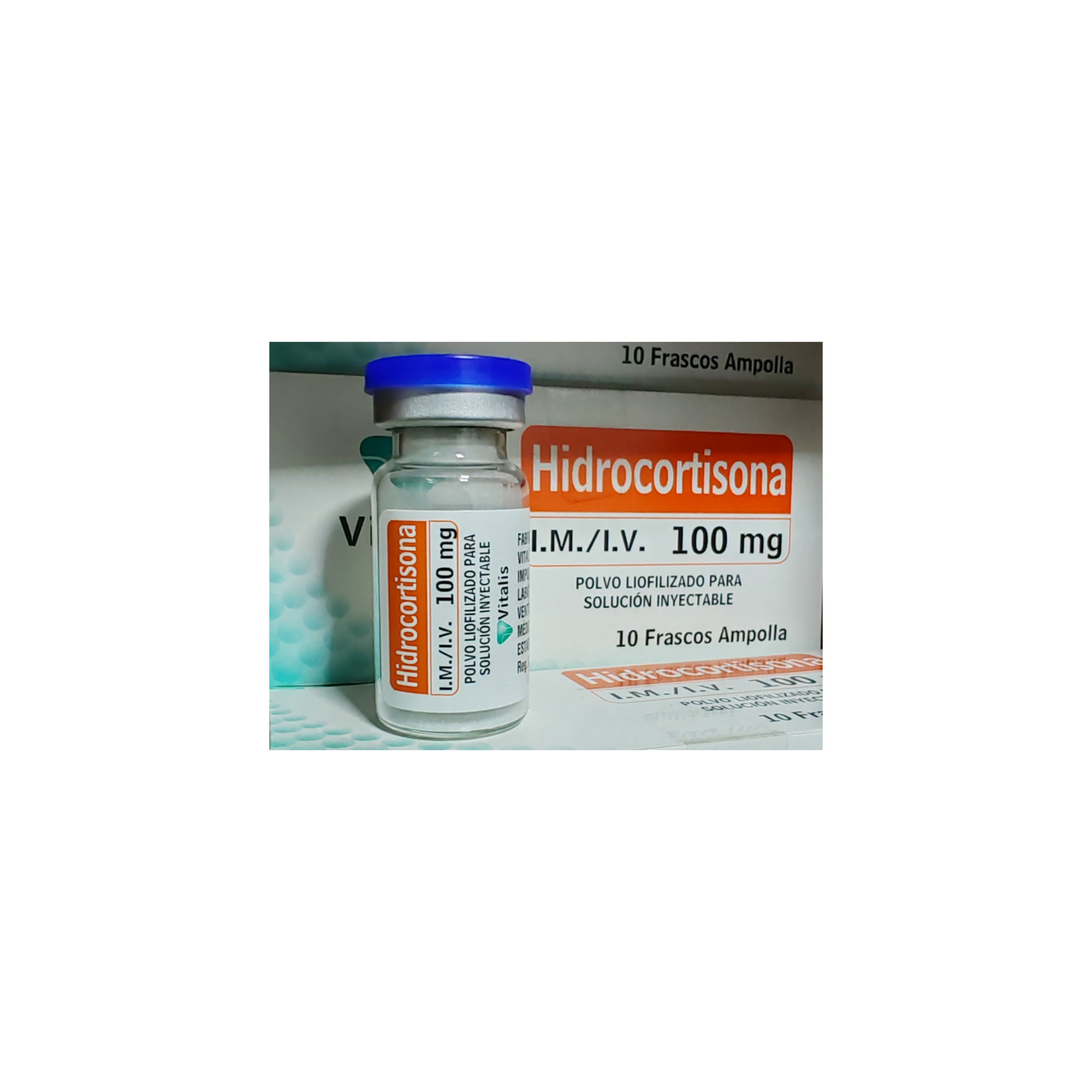 Hidrocortisona 100 mg.