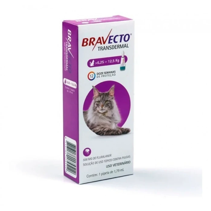 Bravecto 6,25 -12 kg. gato