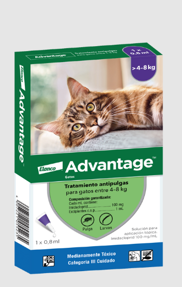 Advantage Gatos de 4 a 8 kg.