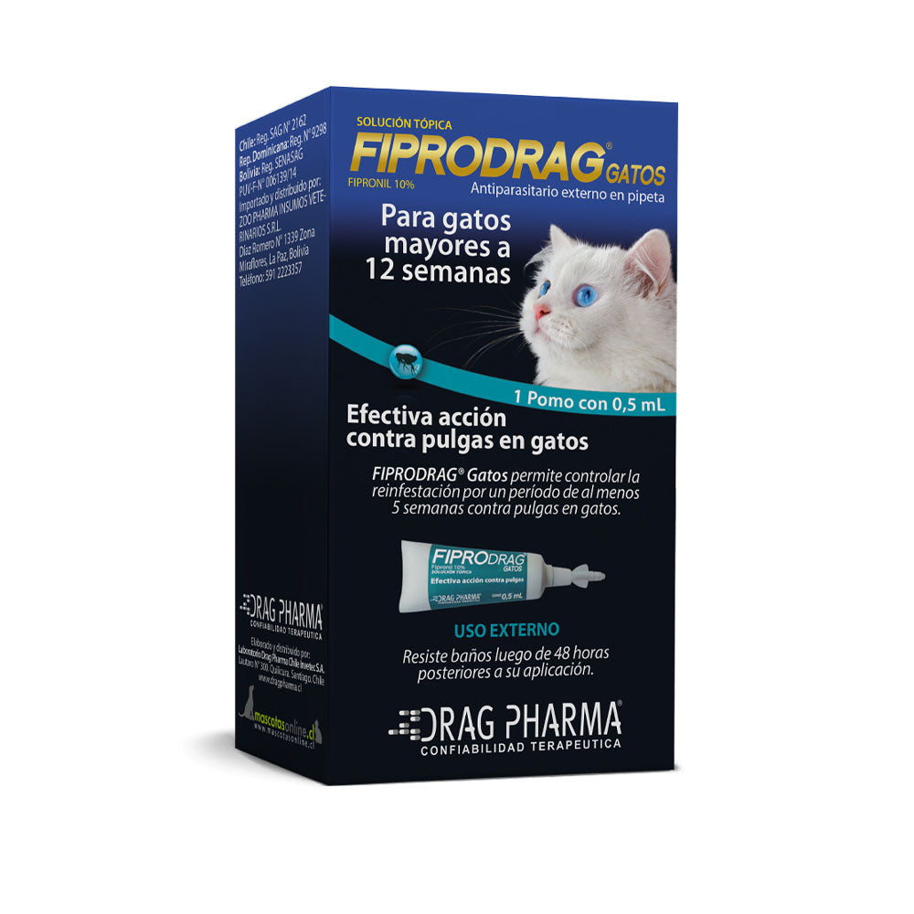 Fiprodrag gato 0,5 ml.